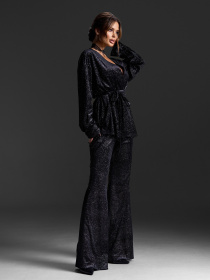 Костюм ISSA Plus модель 15424_черный Фото