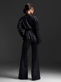 Повседневный костюм ISSA Plus модель 15424_черный Фото