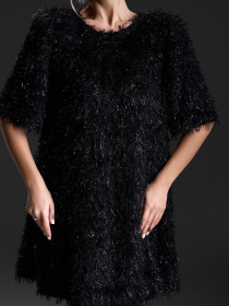 Сукня міні ISSA Plus модель 15432A_черный Фото