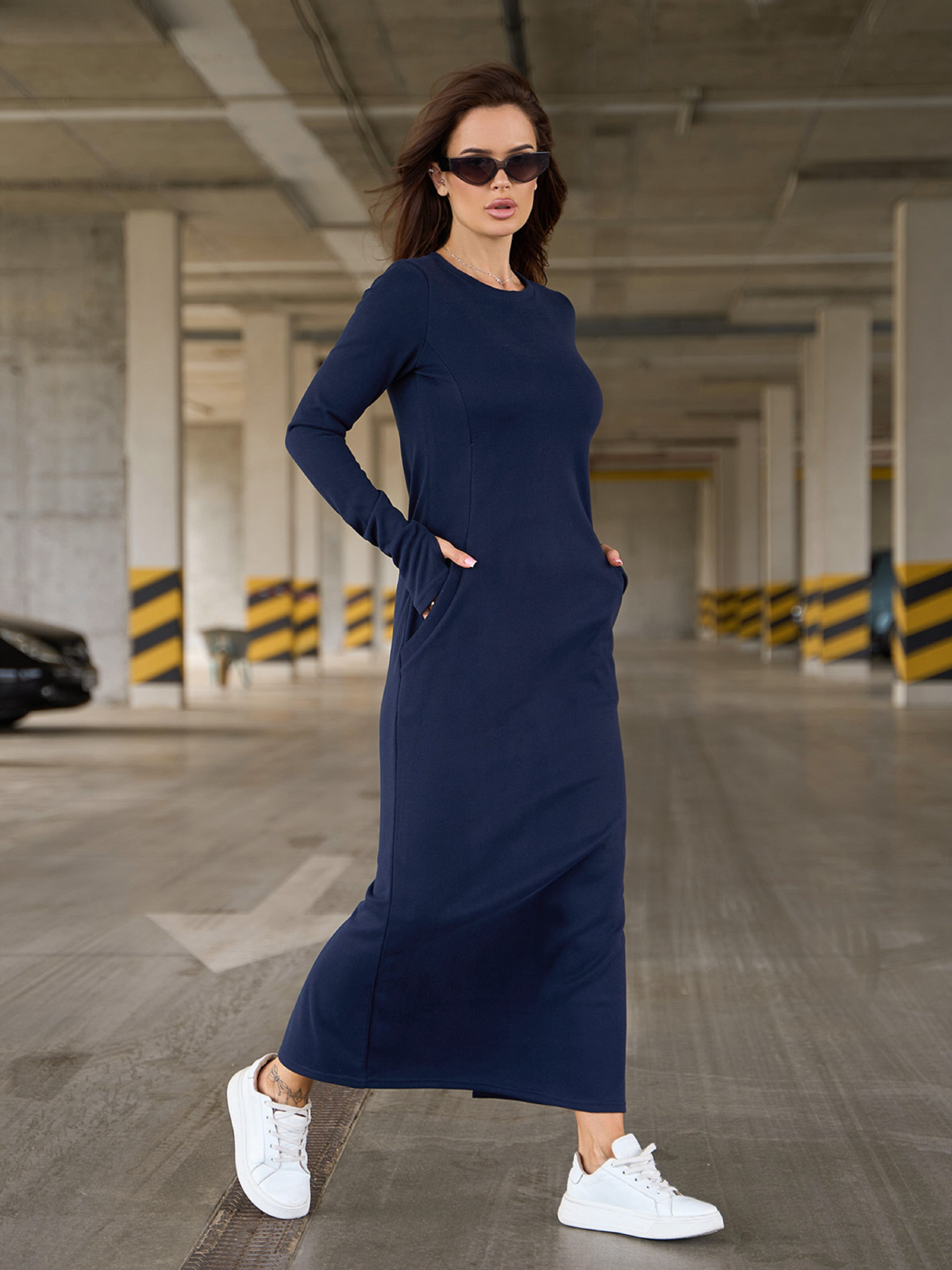 Жіночі сукні модель 14840A_темно-синий Фото