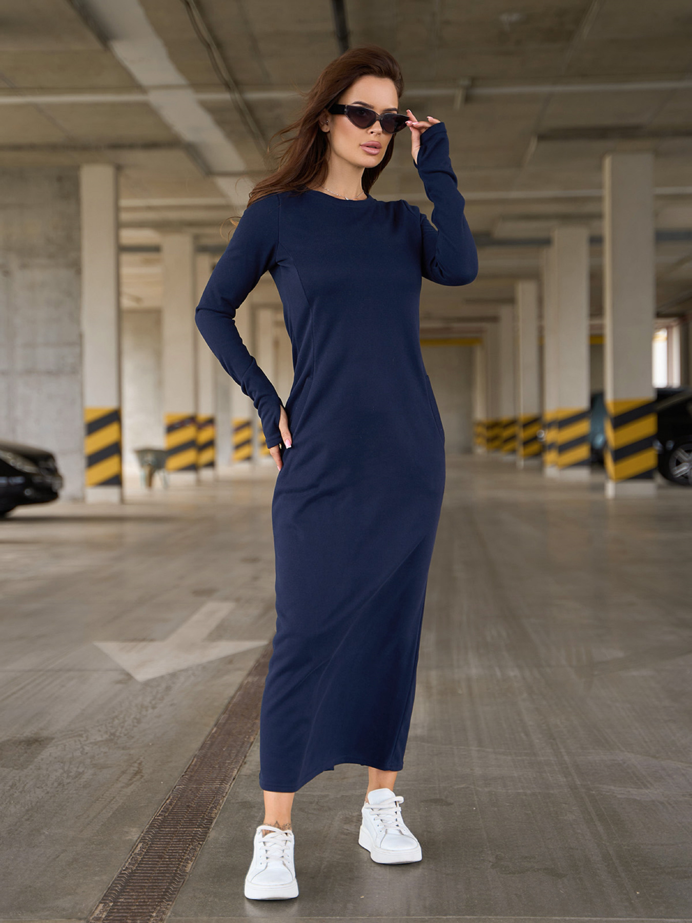 Жіночі сукні модель 14840A_темно-синий Фото