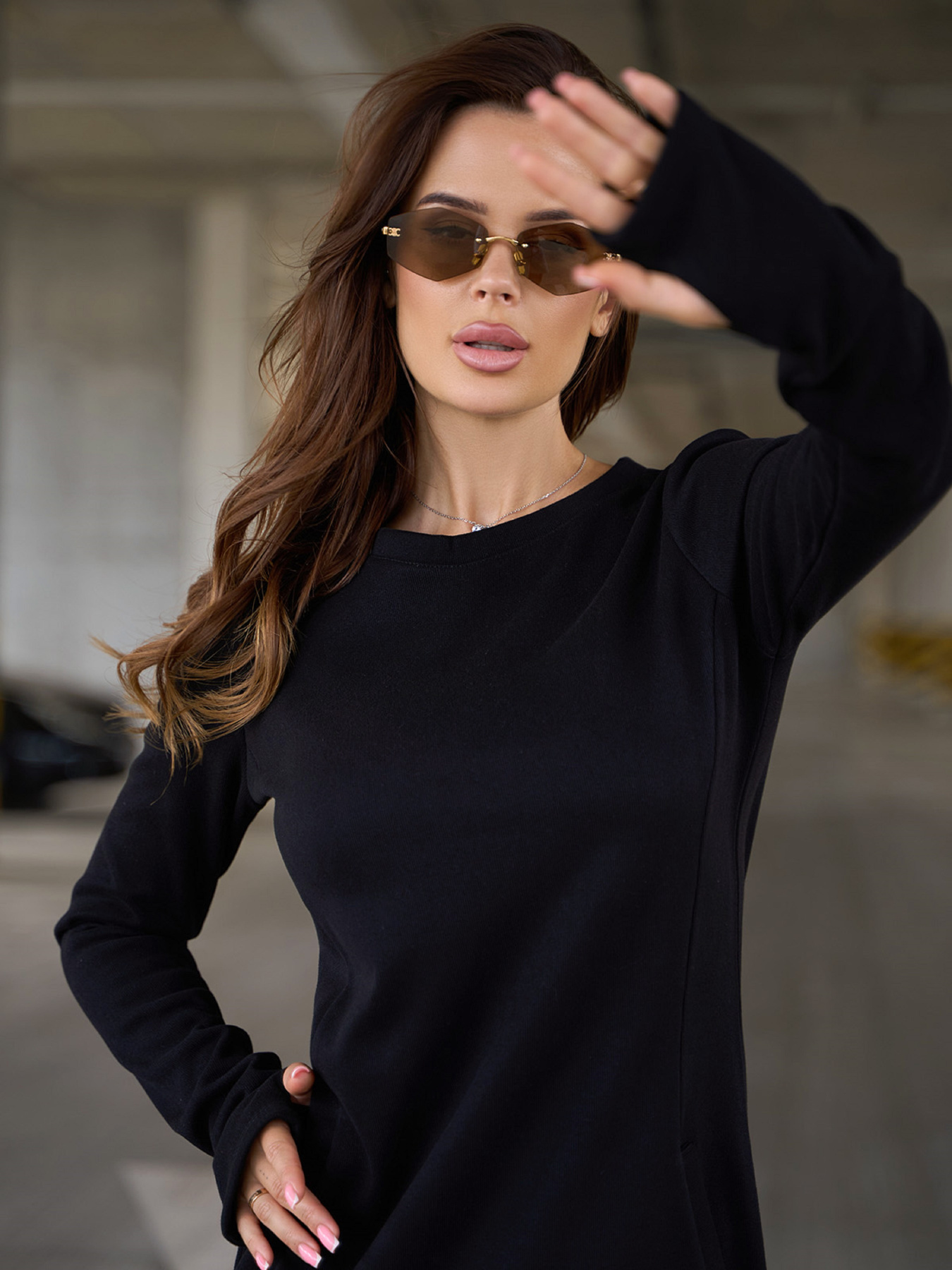 Платье макси ISSA Plus модель 14840A_черный Фото