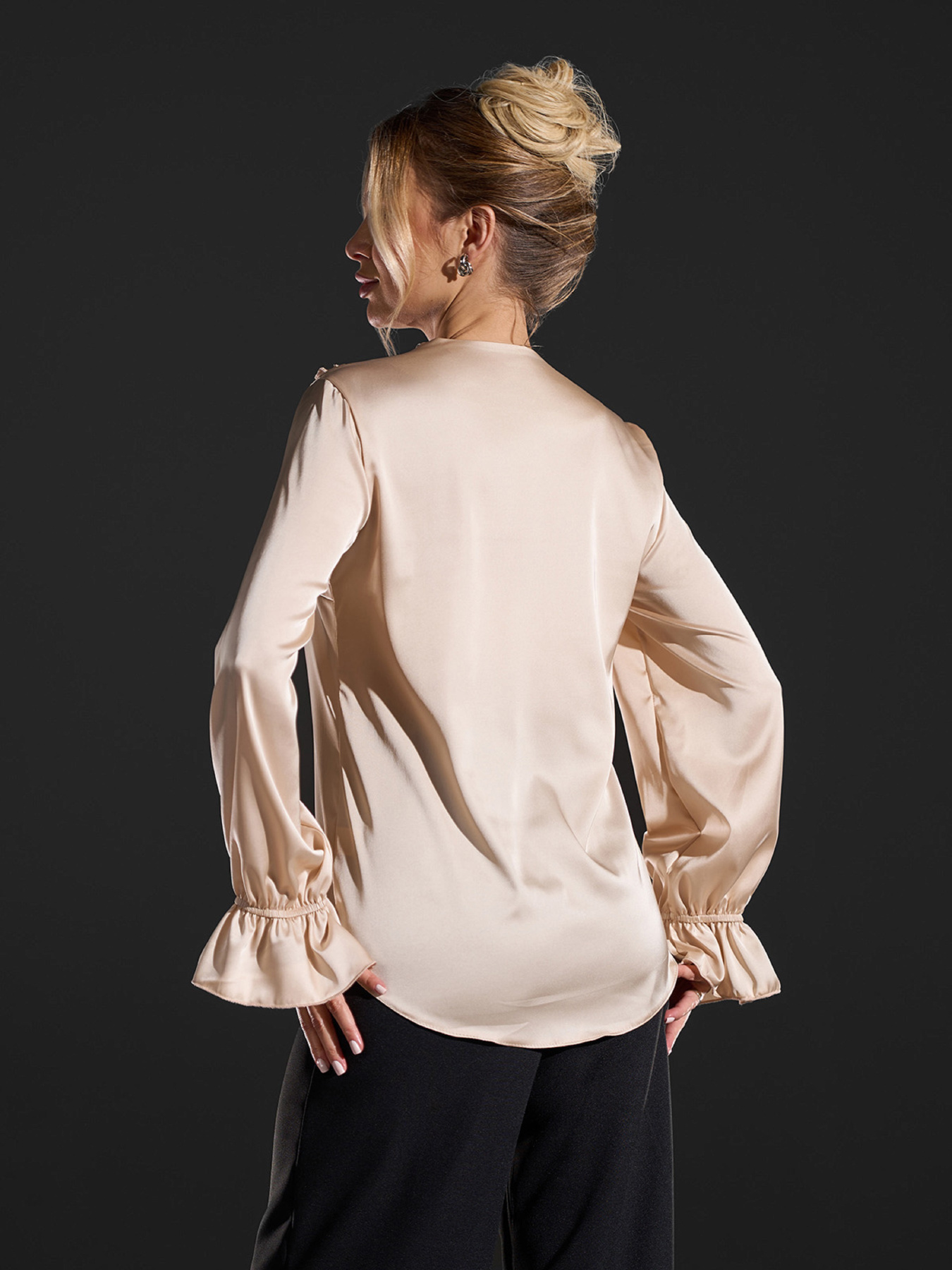 Рубашки модель 15429_темно-бежевый Фото