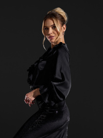 Сорочка повсякденна ISSA Plus модель 15429_черный Фото