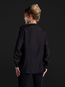 Рубашка повседневная ISSA Plus модель 15422_черный Фото