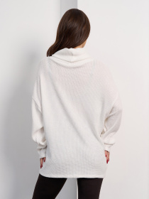 Свитер ISSA Plus модель 15485_белый Фото