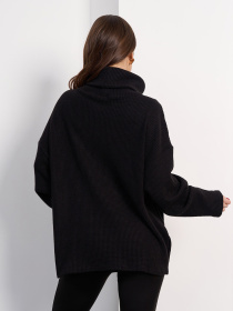 Свитер ISSA Plus модель 15485_черный Фото