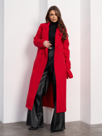 Пальто ISSA Plus модель 15474_красный Фото