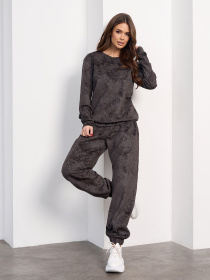 Жіночі спортивні костюми модель 15481_темно-коричневый Фото