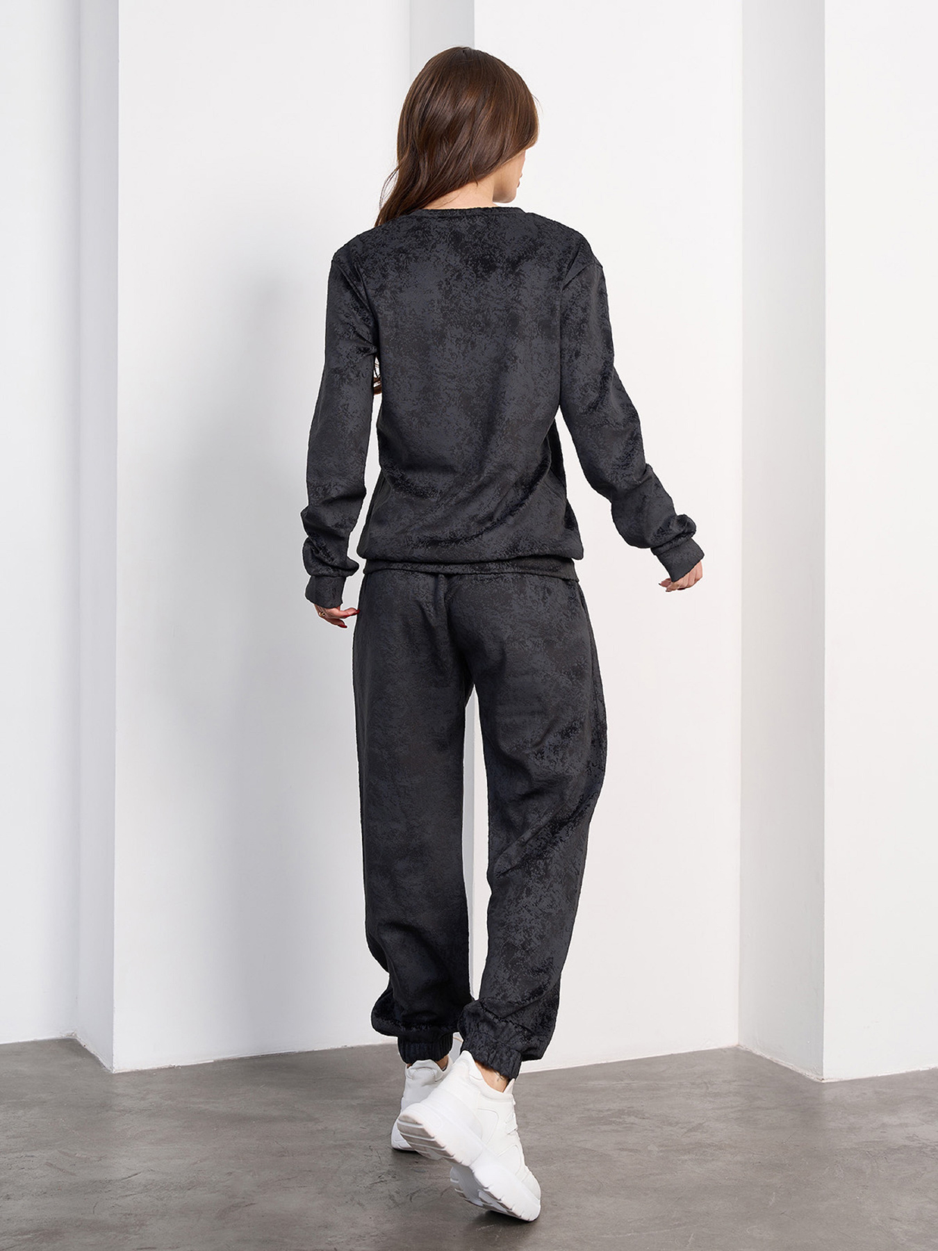 Спортивний костюм ISSA Plus модель 15481_черный Спортивний костюм ISSA Plus модель 15481_черный Фото