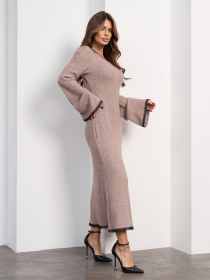 Платье миди ISSA Plus модель 15482_белый Фото