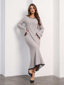 Платья модель 15482_серый Фото