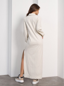 Сукня максі ISSA Plus модель 15484_молочный Фото