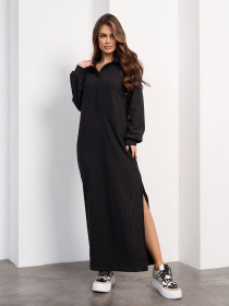 Платье макси ISSA Plus модель 15484_черный Фото