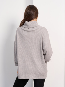 Свитер ISSA Plus модель 15485_серый Фото