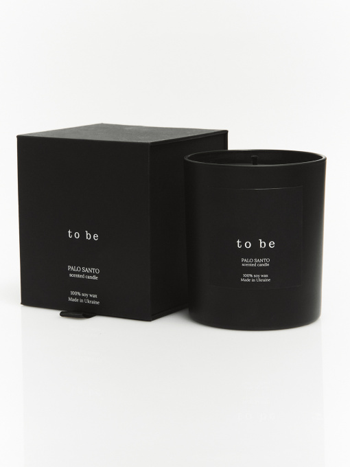 Парфумована свічка з чорного соєвого воску PALO SANTO модель scps_tobe Фото