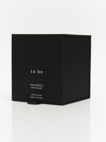 Парфюмированная свеча из чёрного соевого воска PALO SANTO To be модель scps_tobe Фото