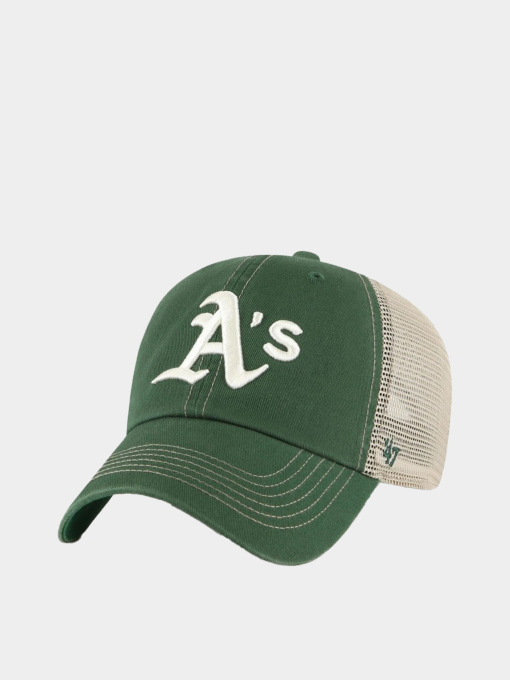 Кепка (тракер) 47 Brand MLB OAKLAND ATHLETICS TRAWLER модель TRWLR18GWP-DGD Кепка (тракер) 47 Brand MLB OAKLAND ATHLETICS TRAWLER модель TRWLR18GWP-DGD Фото