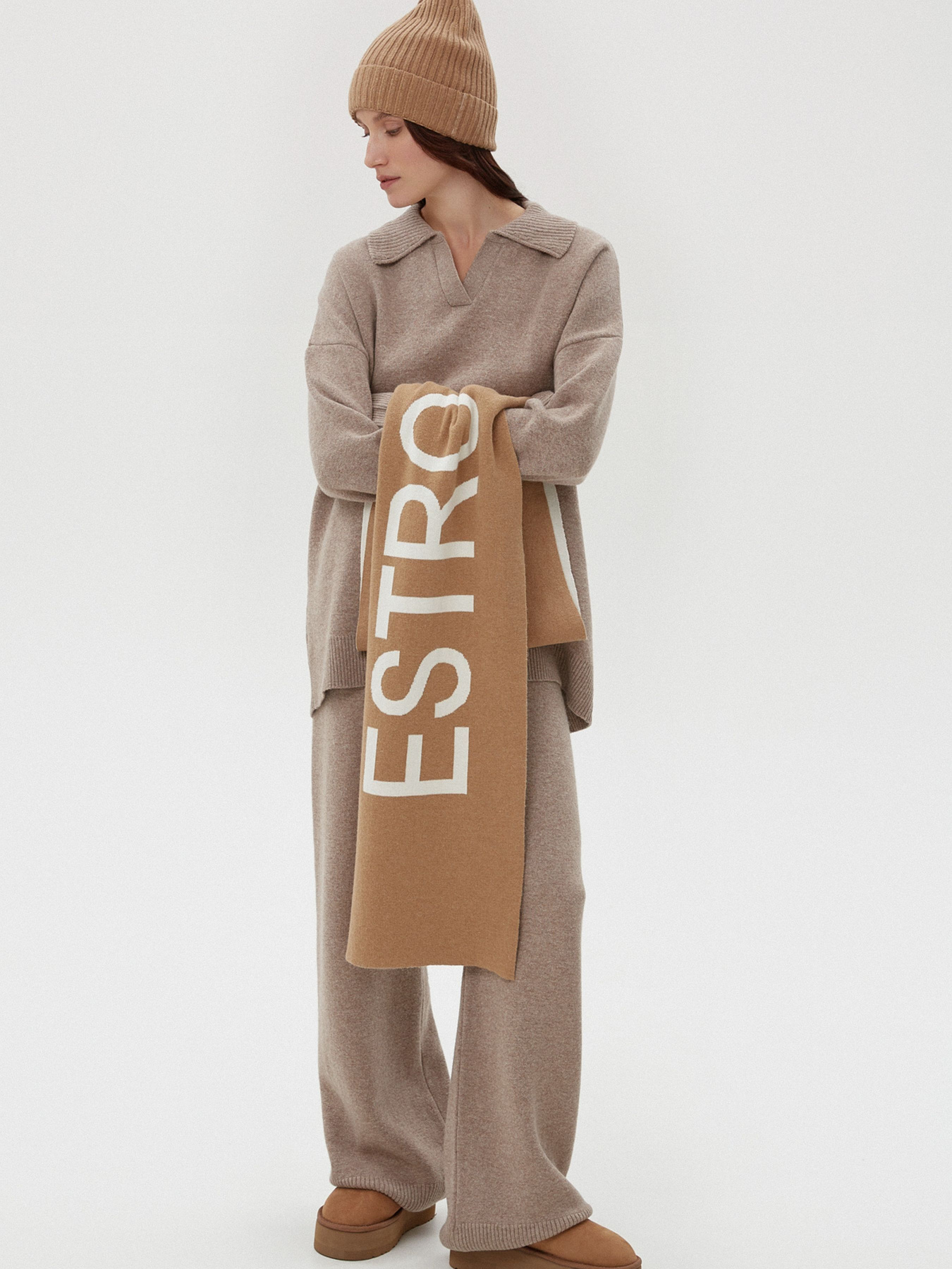 Шапка ESTRO 20206-05491, колір рудий модель 20206-05491 Фото