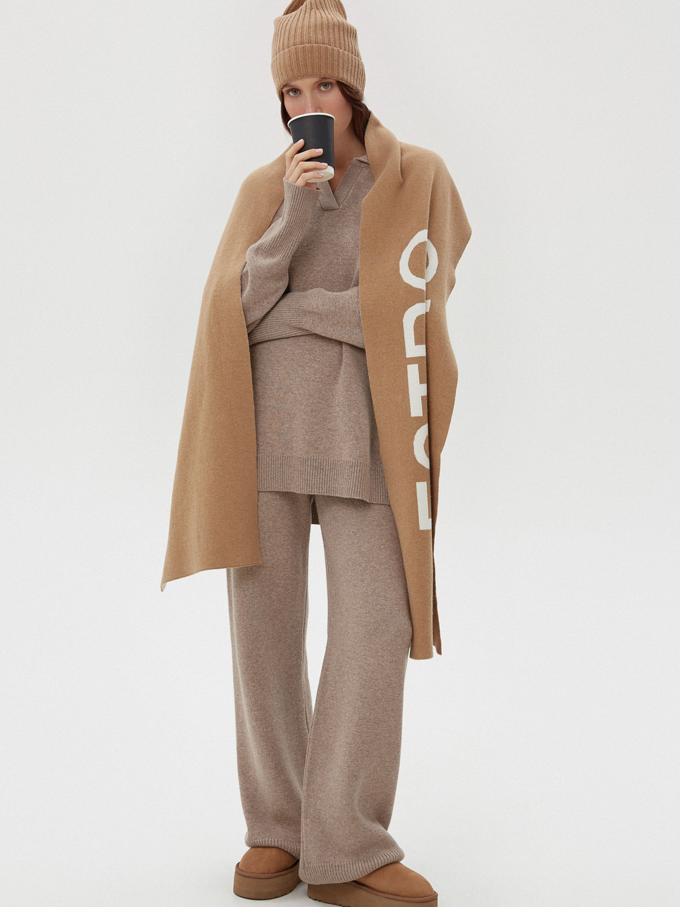 Шапка ESTRO 20206-05491, колір рудий модель 20206-05491 Фото