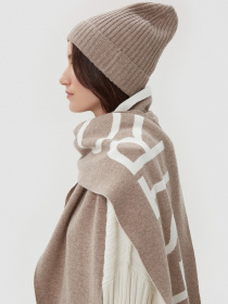Шапка ESTRO 20206-054901, колір темно-бежевий модель 20206-054901 Фото