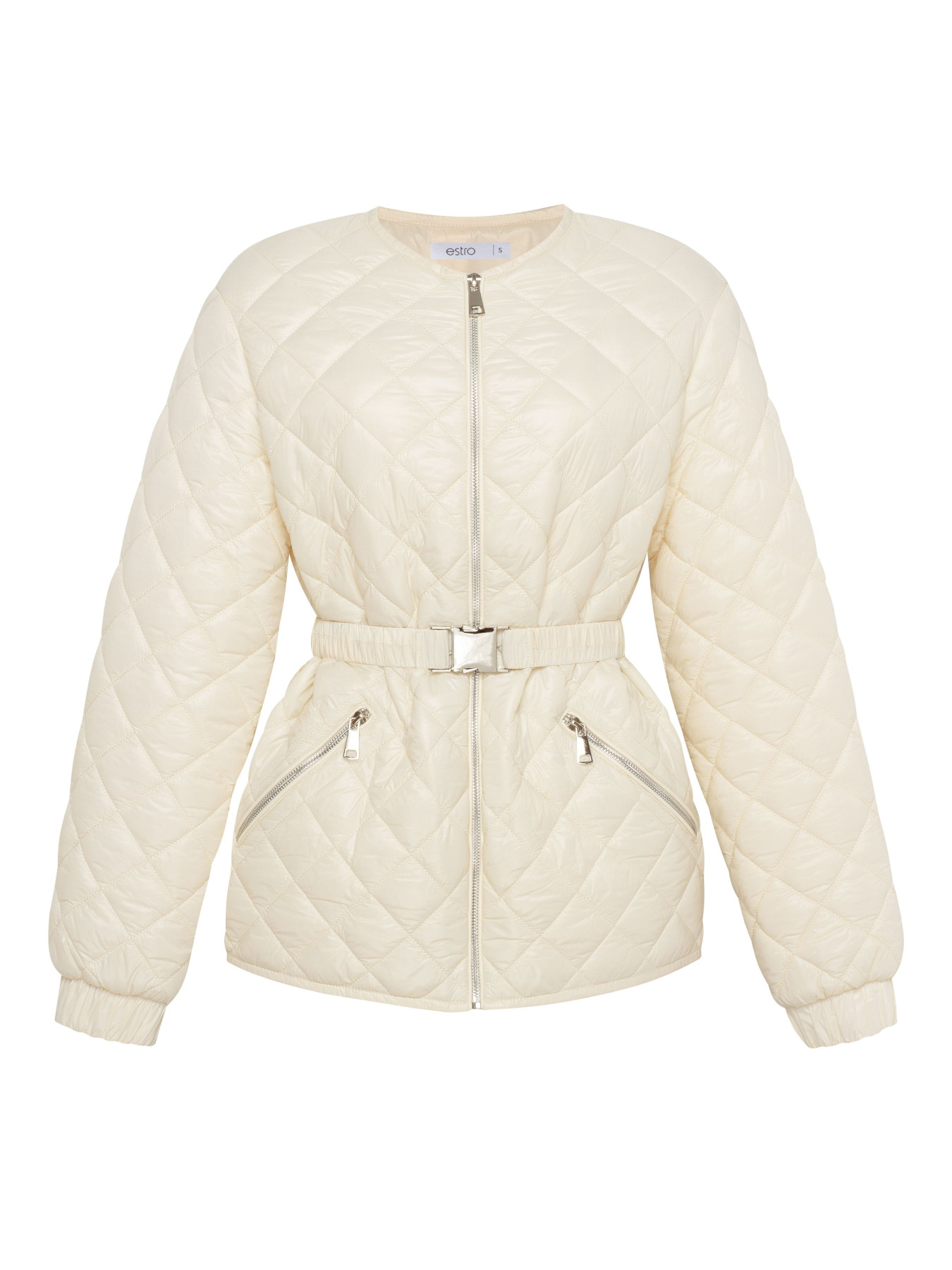 Куртка ESTRO 24-658-28201, колір молочний модель 24-658-28201 Фото