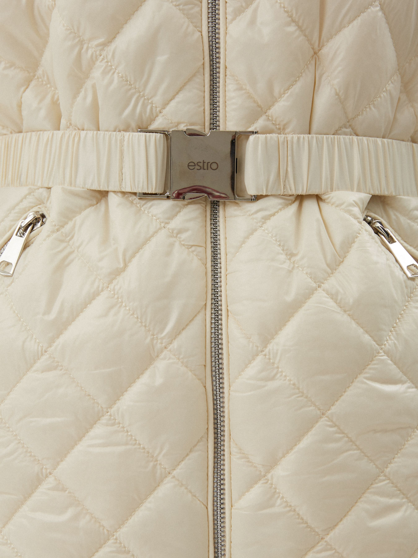 Куртка ESTRO 24-658-28201, колір молочний модель 24-658-28201 Фото