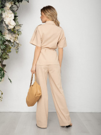 Костюм ISSA Plus модель 12590_beige Фото