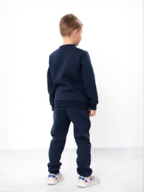 Теплий костюм для хлопчика з принтом Sportcar (світшот та штани), Темно-синій Носи Своє (6063-025-33-4-1) модель 6063-025-33-4-1-sinxo-chornij Фото