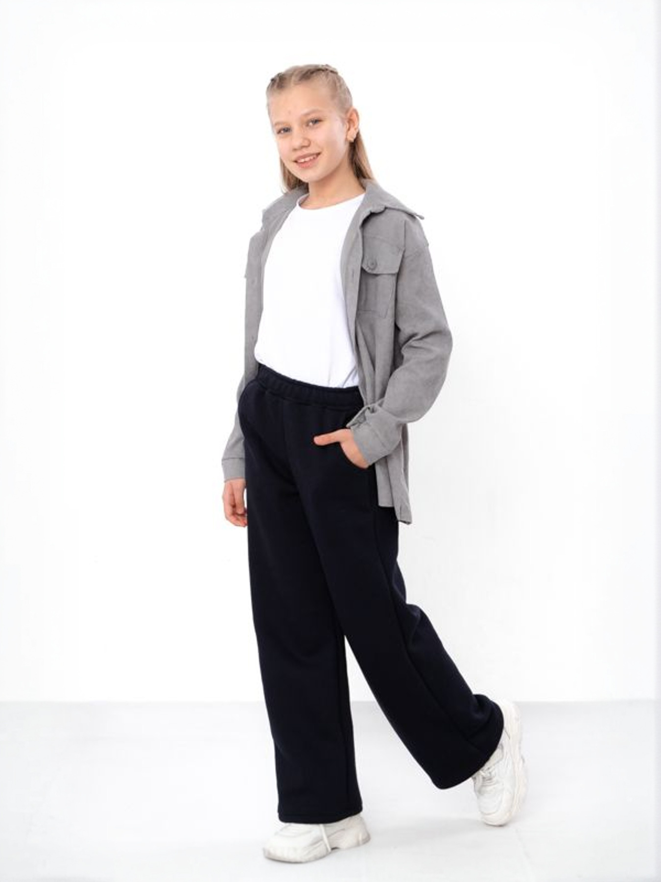 Повседневные штаны Носи своє модель 6437-025-2-chornilxno-sinj Фото