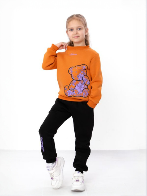 Спортивный костюм Носи своє модель 6063-025-33-5-terakotovij-chornij Фото