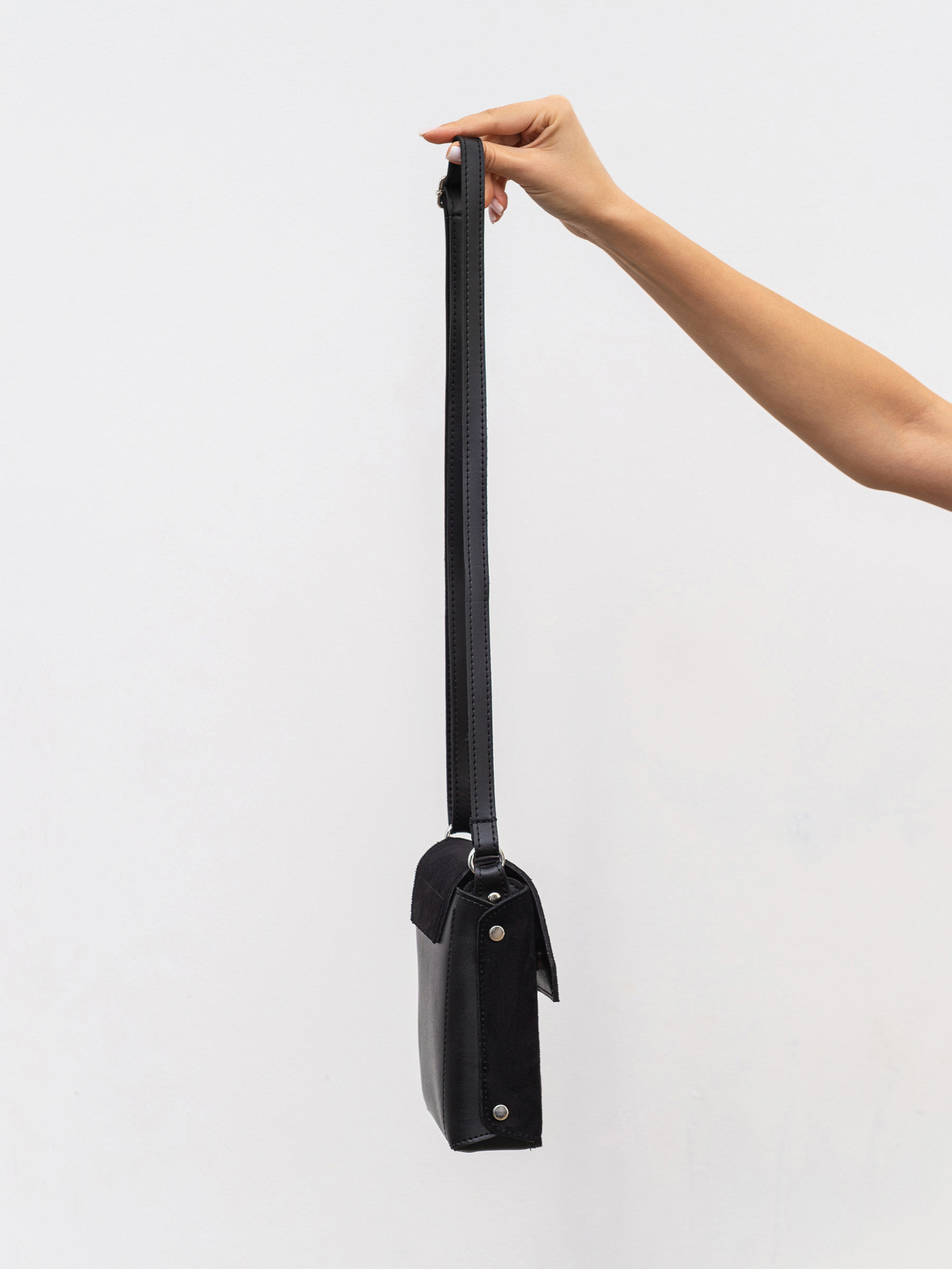 Сумка з комбінацією натуральної замші ROMASHKA модель 101022603101 Фото