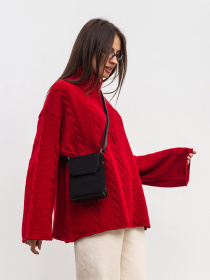 Сумка з комбінацією натуральної замші ROMASHKA модель 101022603101 Фото