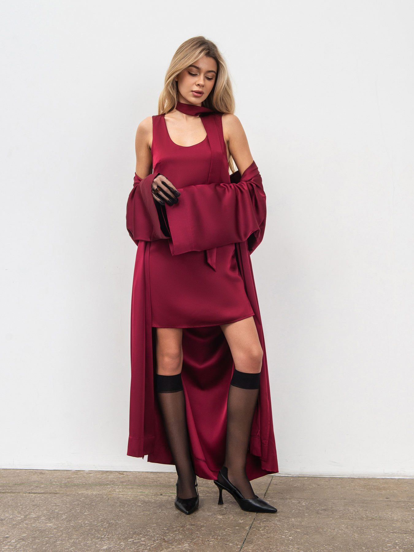 Кімоно подовжене Найт модель 201064303002 Фото