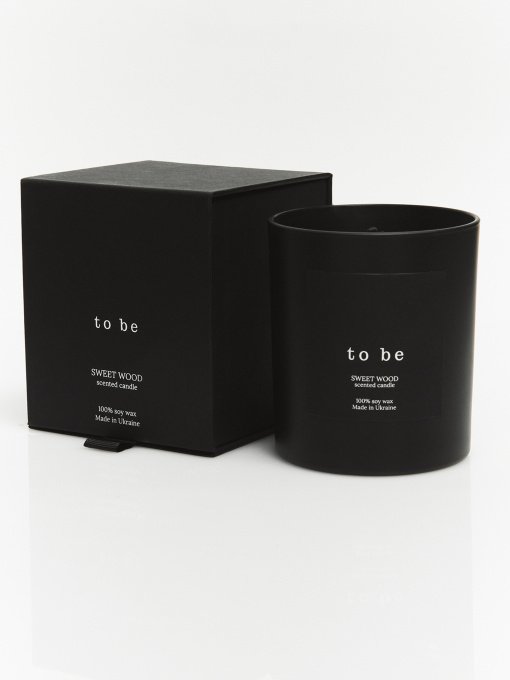 Парфумована свічка з чорного соєвого воску SWEET WOOD модель scsw_tobe Фото