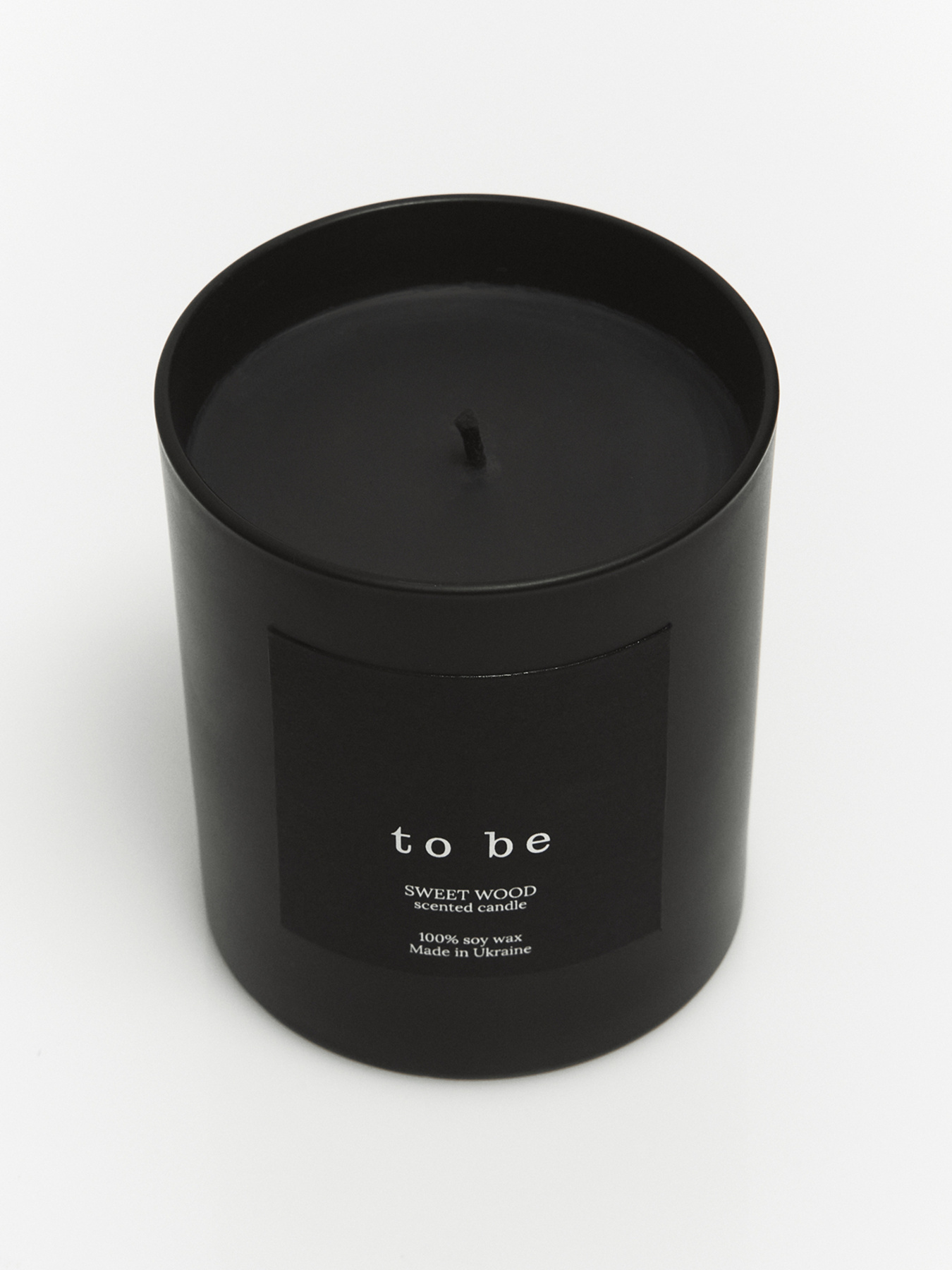 Парфюмированная свеча из чёрного соевого воска SWEET WOOD To be модель scsw_tobe Фото