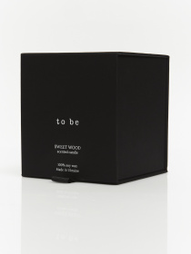 Парфюмированная свеча из чёрного соевого воска SWEET WOOD To be модель scsw_tobe Фото