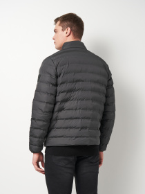 Куртка чоловіча Mustang (Creston) демісезонна, на блискавці Світло- чорний (1025599) модель 1025599 Фото