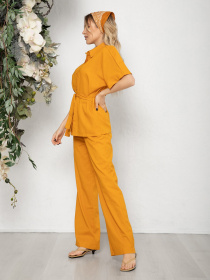 Костюм ISSA Plus модель 12590_mustard Фото