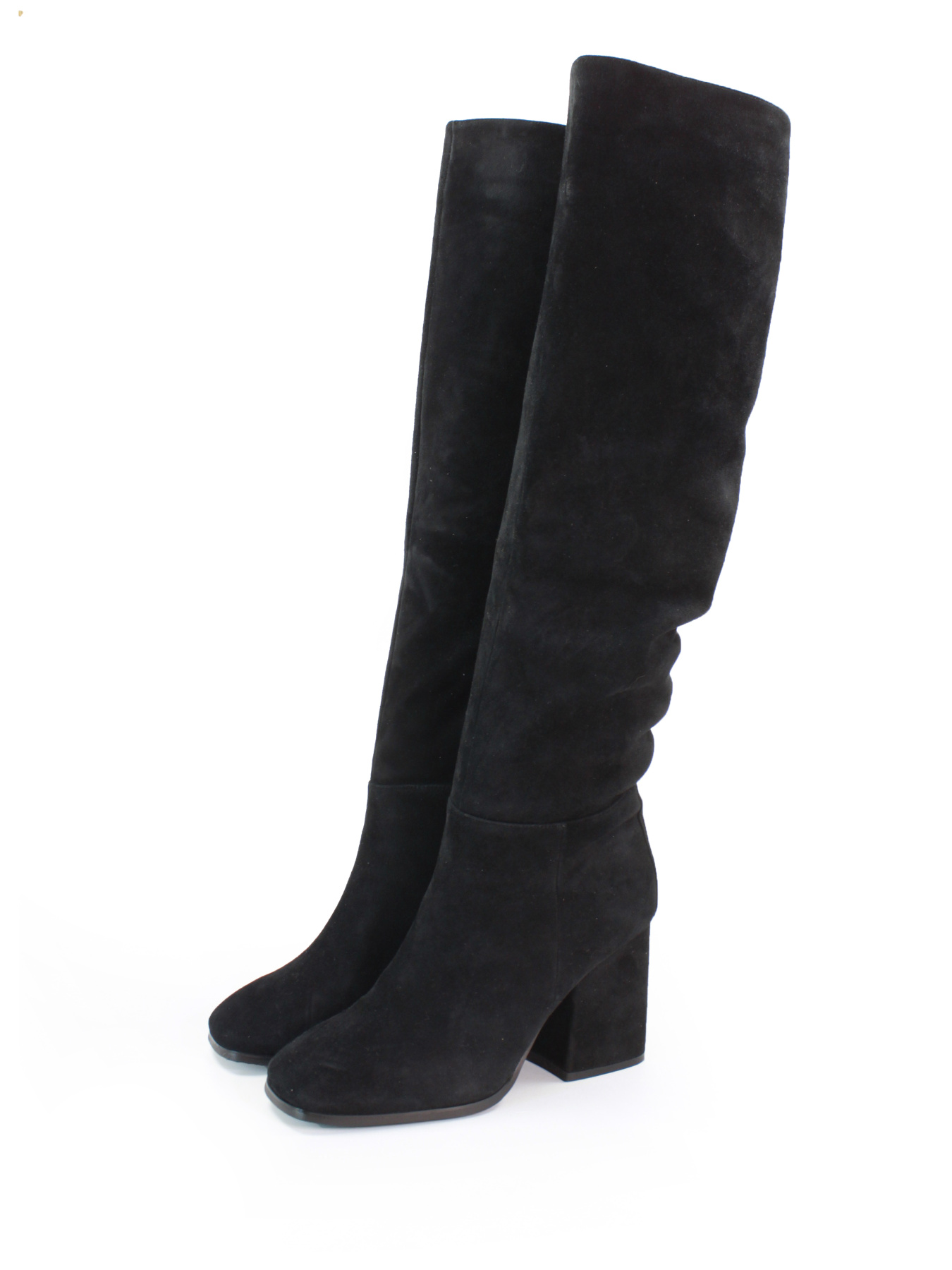 Элегантные зимние женские ботфорты модель K800010205R-black Фото