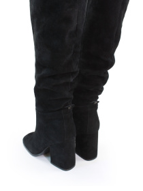 Элегантные зимние женские ботфорты модель K800010205R-black Фото