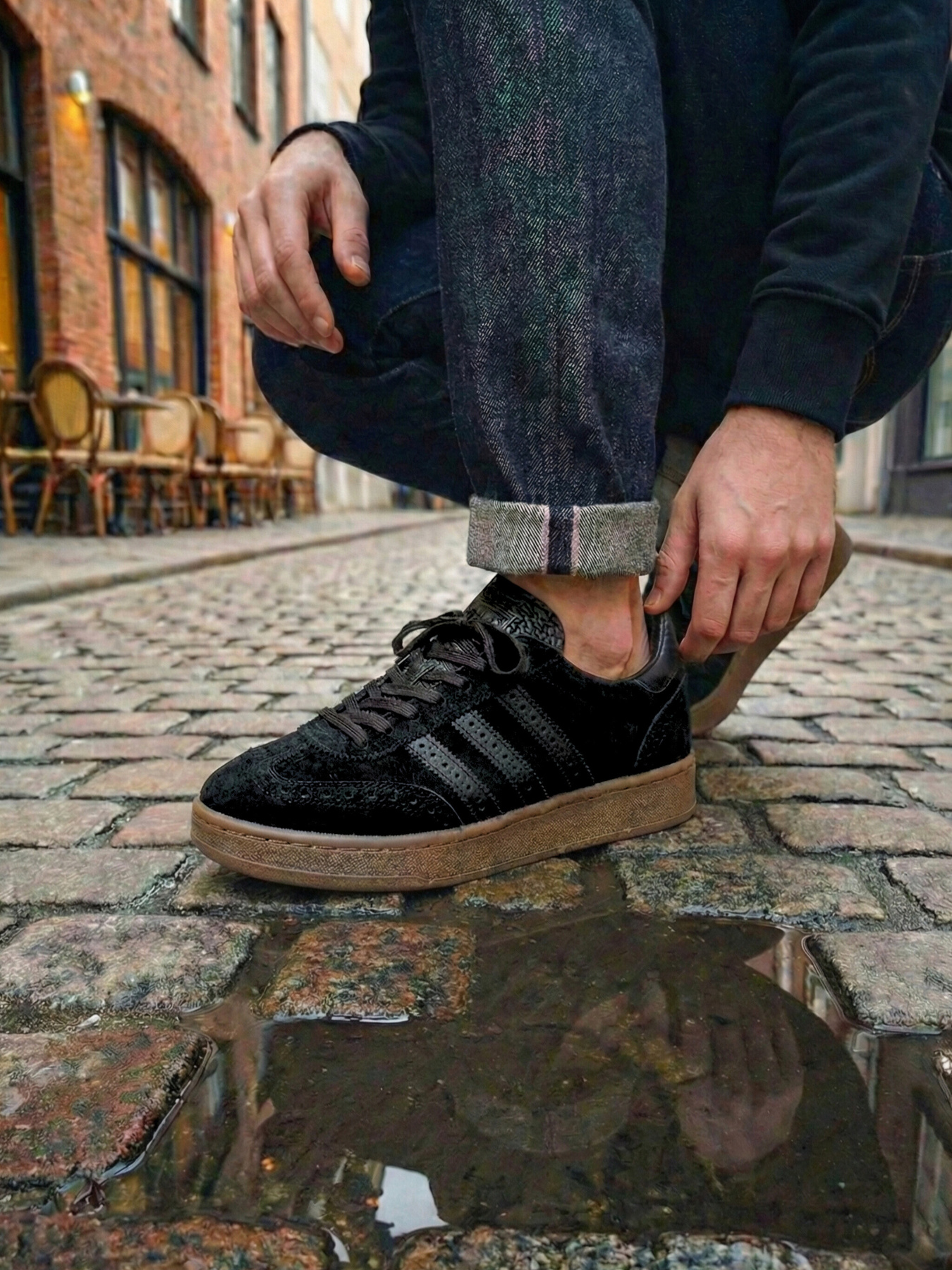 Кеды низкие Legessy модель PULSE_V_BLACK Фото