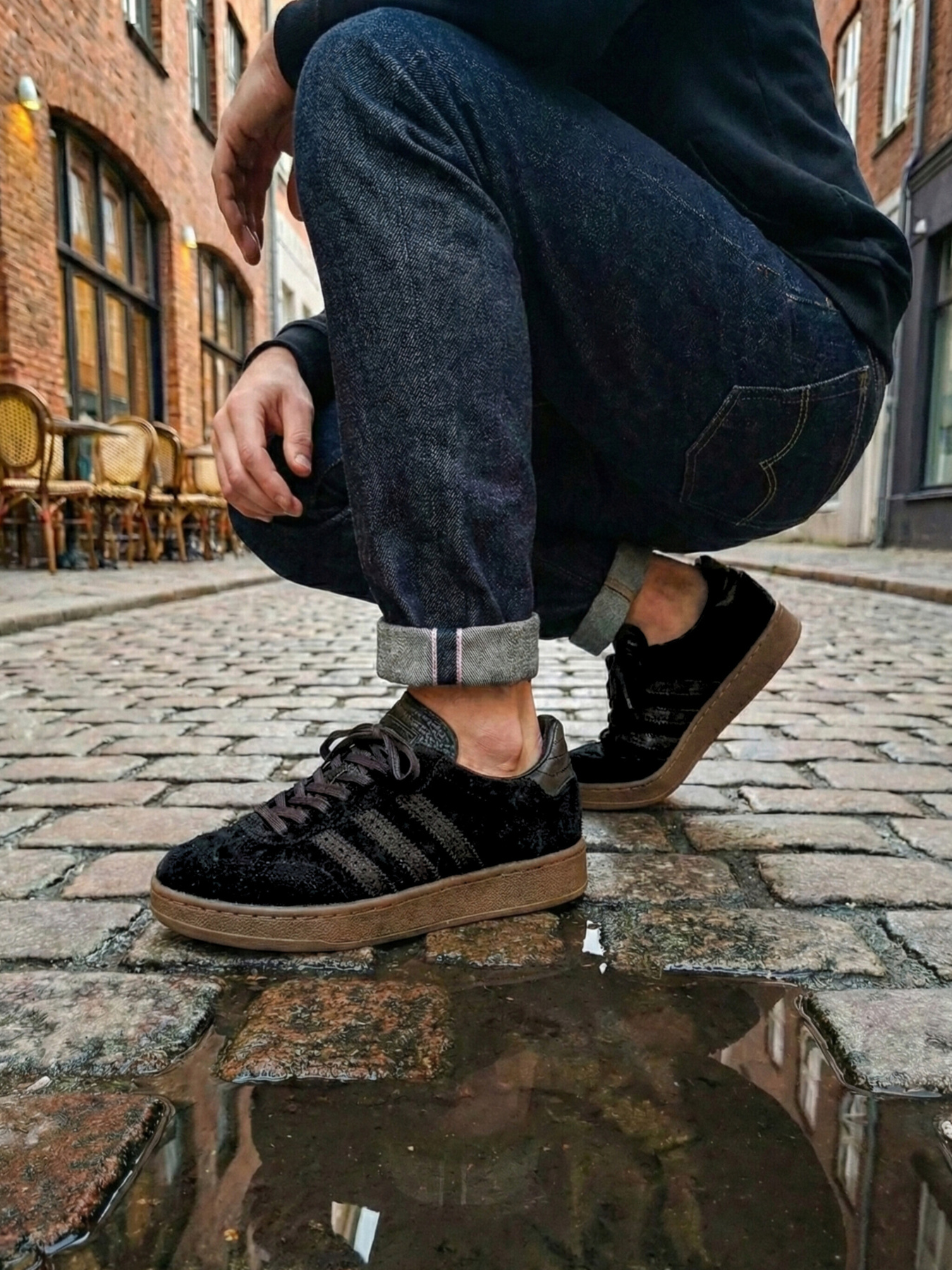 Кеды низкие Legessy модель PULSE_V_BLACK Фото