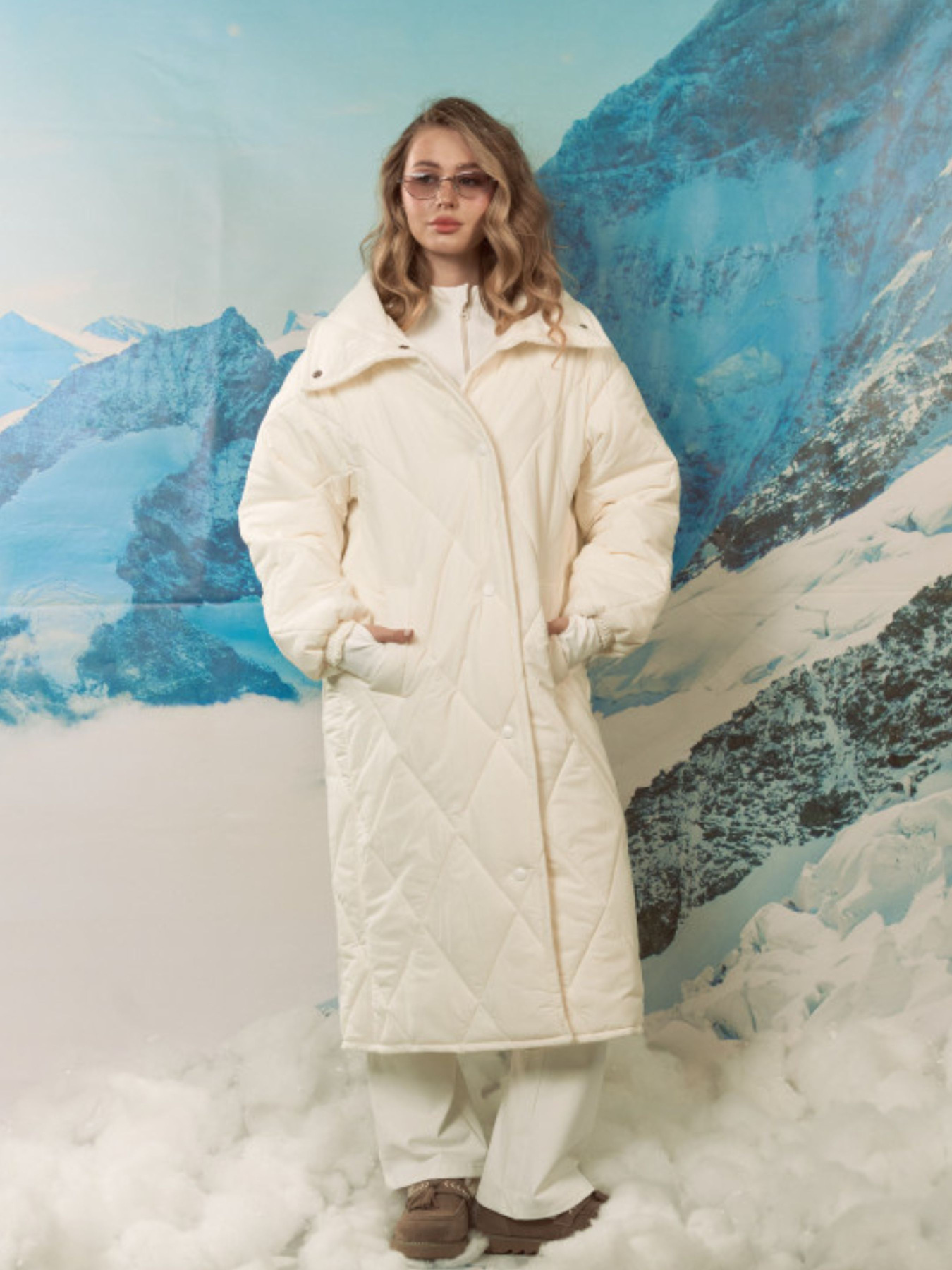 Пальто с утеплителем Lilove модель 393 Пальто с утеплителем Lilove модель 393 Фото