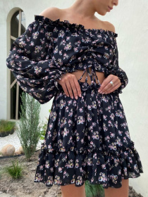 Повсякденний костюм Milirud модель mil461-chornij Фото