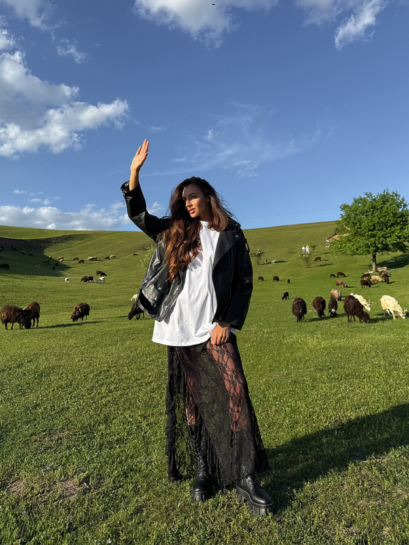 Жіноча спідниця з мережива ISLAND, Чорний Milirud (mil619) модель mil619-chornij Фото