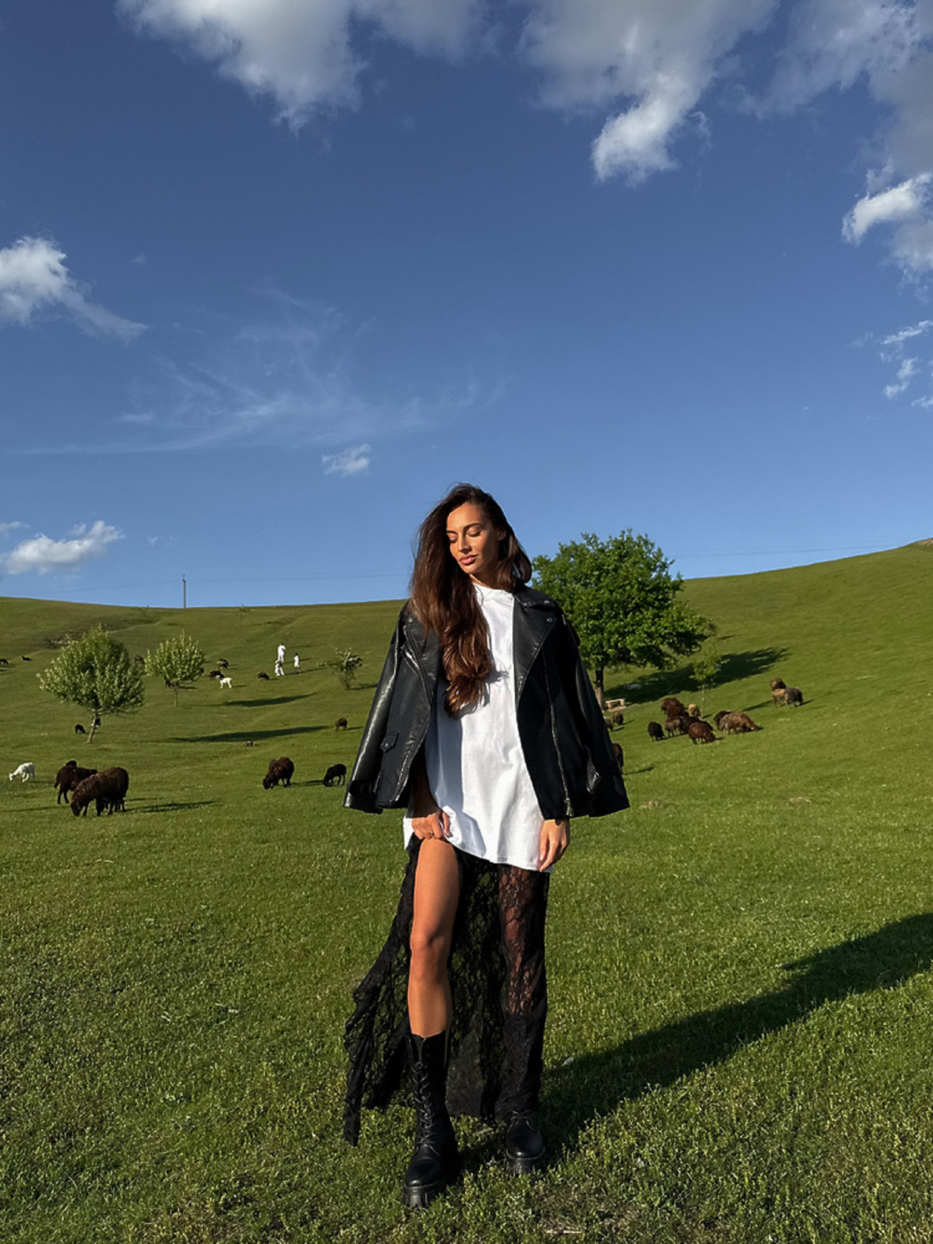 Жіноча спідниця з мережива ISLAND, Чорний Milirud (mil619) модель mil619-chornij Фото