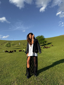 Жіноча спідниця з мережива ISLAND, Чорний Milirud (mil619) модель mil619-chornij Фото