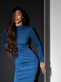 Сукня міді Milirud модель mil544-akvamarin Фото