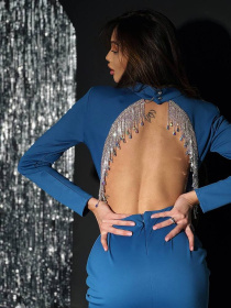 Сукня міді Milirud модель mil544-akvamarin Фото